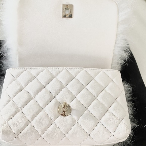 Chanel Rabbit Fur Top Handle Chain Bag - Picture 6 of 11